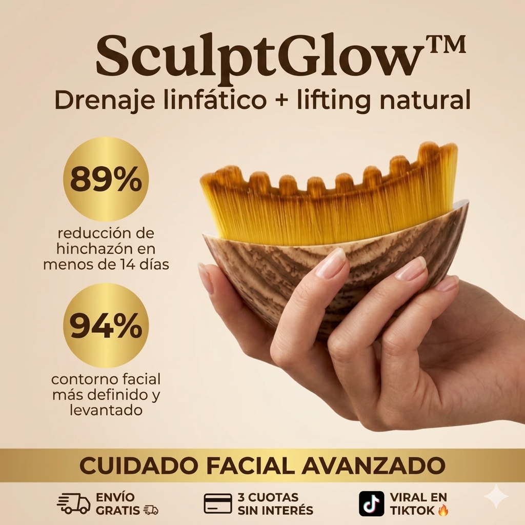 Cepillo Lynfatic  SculptGlow™ | Define el contorno de tu rostro y alivia la hinchazón en 5 minutos⏱️